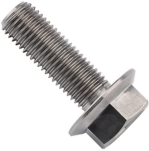 Rakuten - Dingtai チタンフランジボルトM10 25 30 35 40 45 50 55 60 65 70 75 80 90 100mm 1.25mm フランジねじ [並行輸入品]