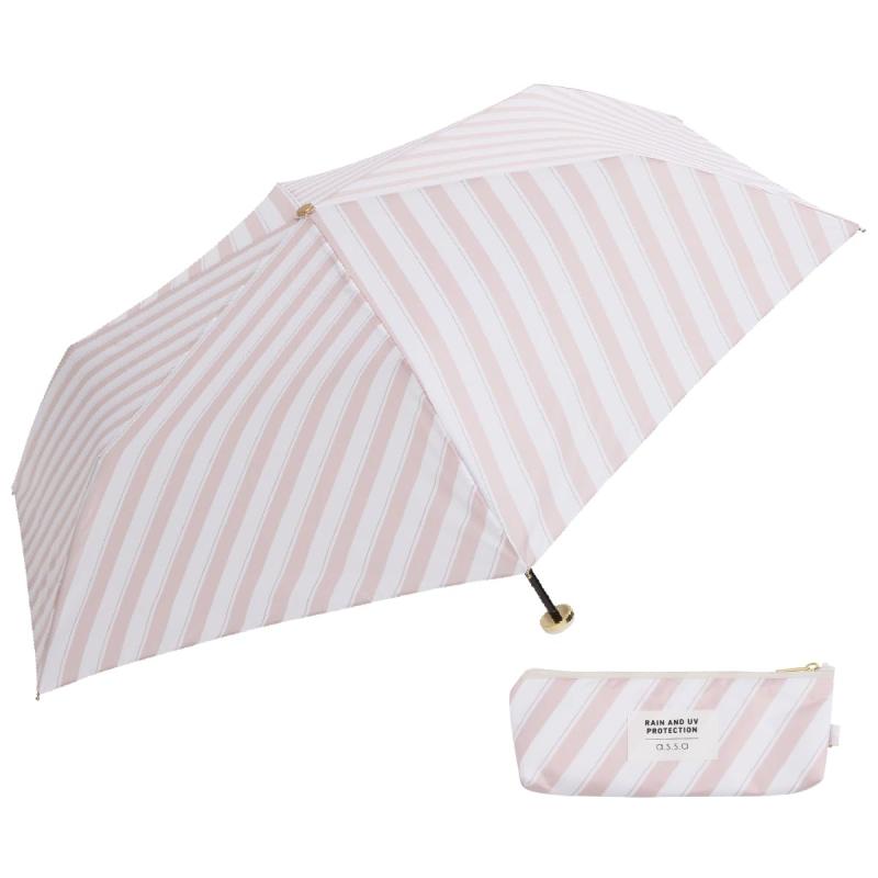 Rakuten - [エイ エス エス エイ] 折りたたみ傘 レディース 軽量 50cm コンパクト 雨傘 超撥水 UVカット おしゃれ ファスナー式収納ケース付 RM