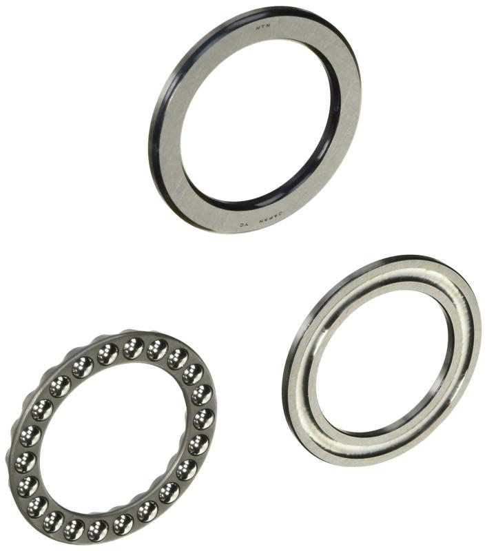 NTN ベアリング(単式スラスト玉軸受 51109軸軌道径(mm):45ハウジング径(mm):65幅(mm):14シール:なし精度等級:JIS B 1514 0級使用温度範囲:-40~120℃