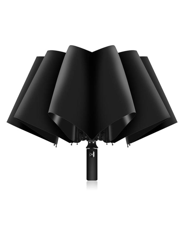 乐天商城 - XIXVON Umbrella Pro | UPF 50+ 99％UV保護、反射安全ストリップ、頑丈な防風、トラベルポータブル、自動| 逆折りたたみ傘