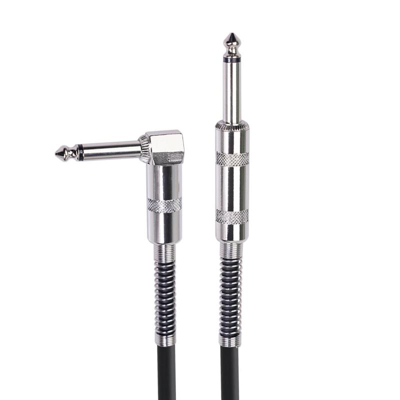 乐天商城 - 6.35mm to 6.35mm モノラルケーブル 標準プラグ オス-オス ミキサー ギター アンプ スピーカー等の接続用