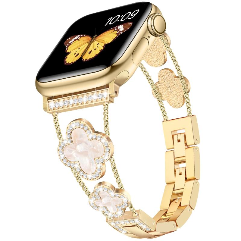 樂天商城 - ブリンブリン ダイヤモンド レディース バンドコンパチブル Apple Watch バンド 49mm 46mm 45mm 44mm 42mm 41mm 40mm 38mm Ultra SE Series 11 10 9 8 7 6 5 4 3 2 1 か