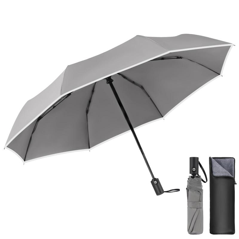 乐天商城 - 折りたたみ傘 248g 超軽量 折りたたみ傘 ワンタッチ 自動開閉 おりたたみ傘 メンズ 8本骨 折り畳み傘 レディース 反射テープ付き 撥水速乾 耐強風 男女兼用 携帯しやすい 超吸水傘カバー付き