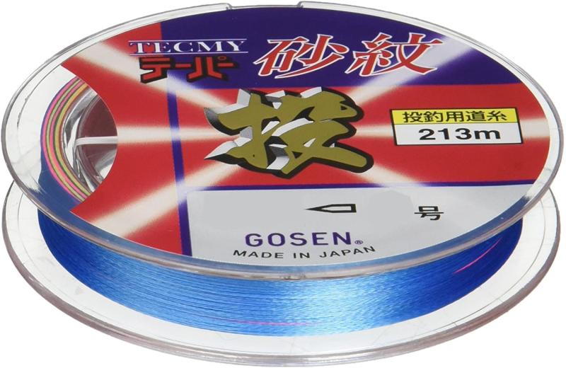 乐天商城 - ゴーセン(GOSEN) ライン テクミーテーパー砂紋 4色分け 213m 4色分け GT6224