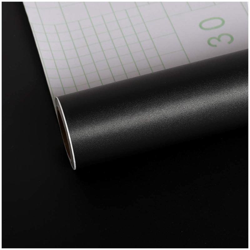 乐天商城 - VEELIKE リメイクシート黒 壁紙シール 無地 つや消し インテリアシール マット リフォームシート