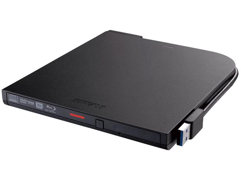 乐天商城 - バッファロー BRXL-PT6U3-BKE (ブラック) USB3.2 (Gen1) 対応 ポータブルBD 再生/書込ソフト添付