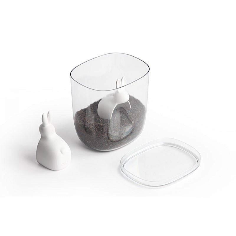 Qualy 米びつ ライスストッカー BELLA BUNNY RICE CONTAINER &amp; SCOOP
