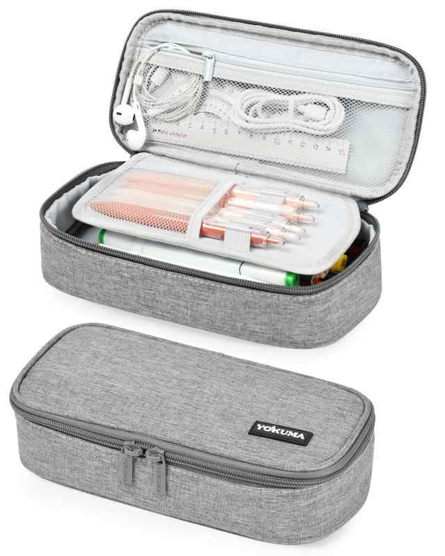 乐天商城 - YOKUMA 鉛筆ケース 大容量 鉛筆ポーチ 美しいジッパー鉛筆ボックス 新学期用品 大学生 子供 ティーン 大人用, パープル, 筆箱