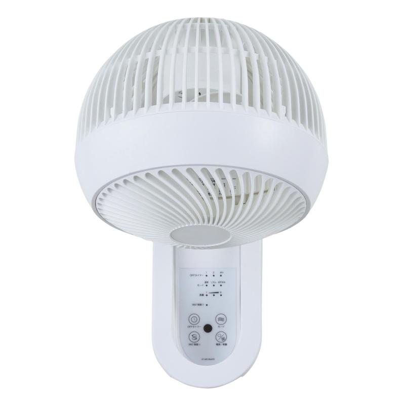乐天商城 - おおたけ サーキュレーター 壁掛け型 DCタイプ 360度 フルリモコン式 ホワイト 18cm UF-WD185AFR