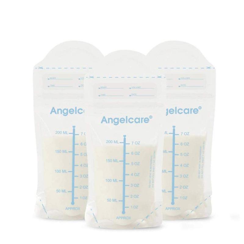 Angelcare【エンジェルケア】母乳 保存バッグ 200ml 50枚入 フリーザーパック 冷蔵 冷凍保存用 滅菌済み