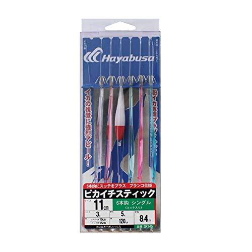 乐天商城 - ハヤブサ(Hayabusa) SR145 ピカイチスティック 11cmシングル6本スッテ入り