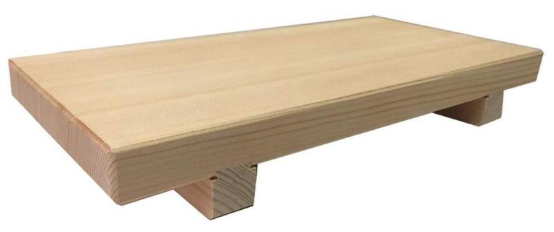 乐天商城 - 市原木工所 日本製 匠の工房 足付まな板 普通幅 42×21×6cm 30524