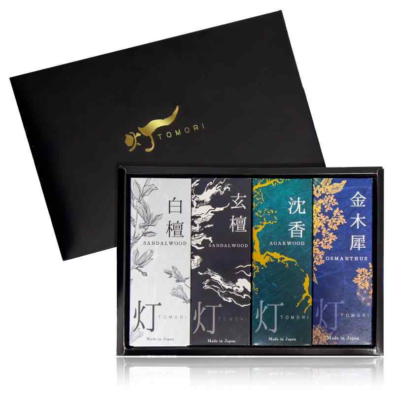 お香 白檀 金木犀 線香 日本製 上品 やさしい香り 天然由来 淡路島産 インセンス 香立なし プレ ...