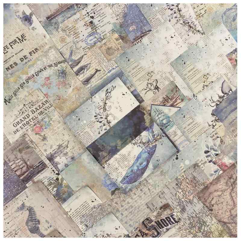 コラージュ 素材 デザインペーパー 詰め合わせ（风传花信+人间朝暮）