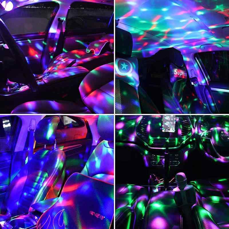 JYX ミラーボール ディスコライト ステージライト LED ポータブル 7色 リモコン付き パーティー KTV カラオケ クラブ バー照明用ライト 2