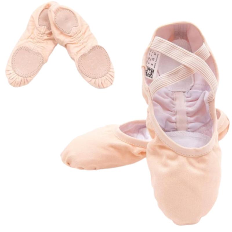 樂天商城 - バレエシューズ ストレッチ素材 伸縮性あり 引き紐なし【 Ting 】 スプリットソール 19cm～26cm ting-stretch072