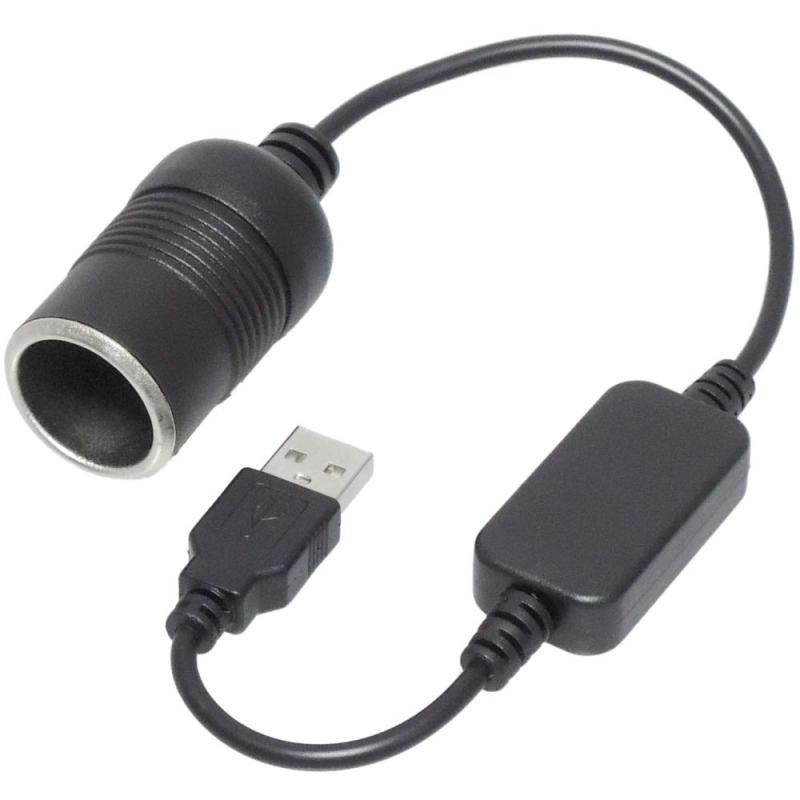~15 inches - KAUMO USB → シガーソケット12V 昇圧 12W対応 変換ケーブル 30cm