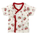 (チャックルベビー) chuckle BABY ベビー服 赤ちゃん 服 ベビー 新生児肌着 短肌着 低体重 未熟児 低出生体重児 女の子 新生児 40 50 低体重児いちご花柄新生児短肌着 P6708