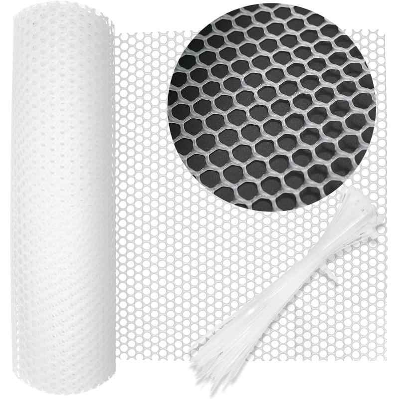 転落防止 ネット ベランダ 階段 窓 落下防止 プラスチック メッシュ 網戸脱走防止メッシュ