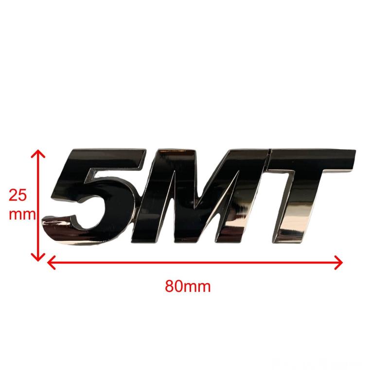 MK楽天市場店のRoost 5MT 6MT エンブレム マニュアルトランスミッション MT車 デカール 立体デカール｜アングル3