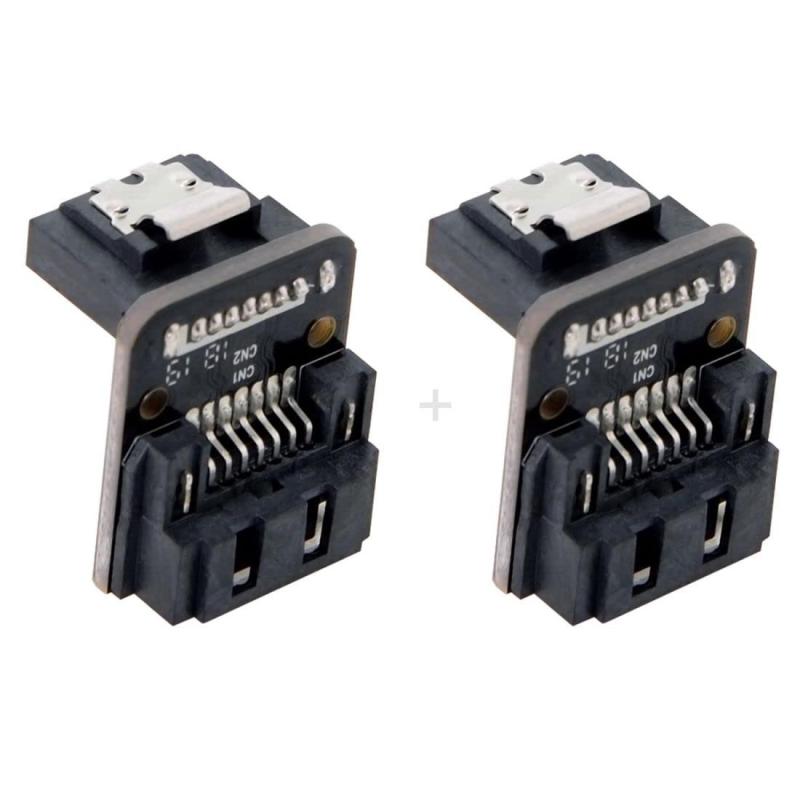 chenyang 8.5 & 2.5インチ SATA 22ピン 7+15 オス - SATA 22P 7+15 オス延長コンバーター ストレートアダプター