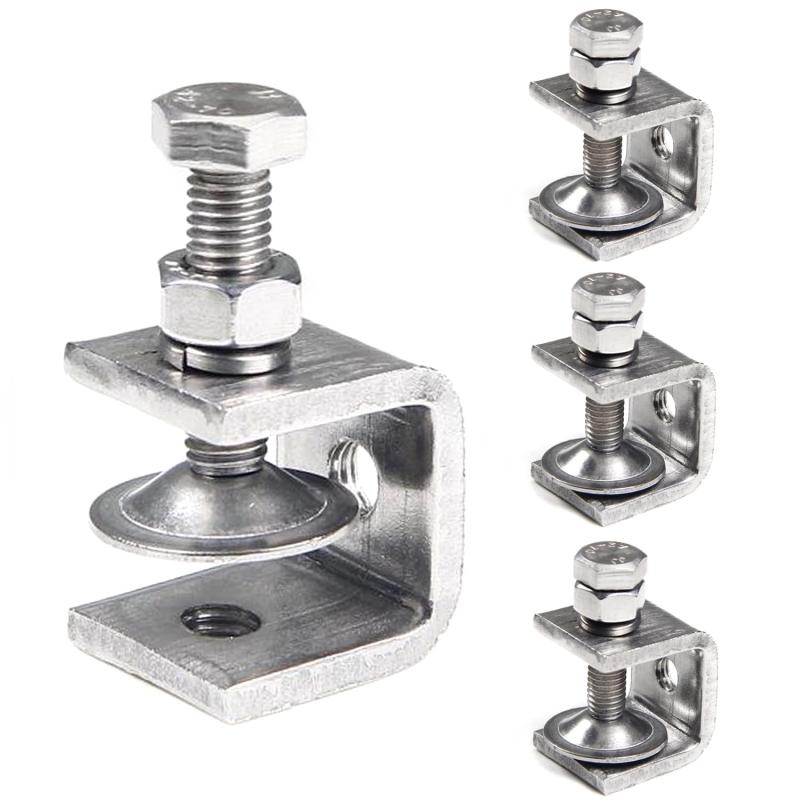 乐天商城 - Aicosineg Cクランプ 304ステンレス 20mm 金具開口クランプ 防錆 耐久性 ネジ式 ワイド 木工 接着 固定 溶接 工業用溶接 ズレ防止 安定感 DIY