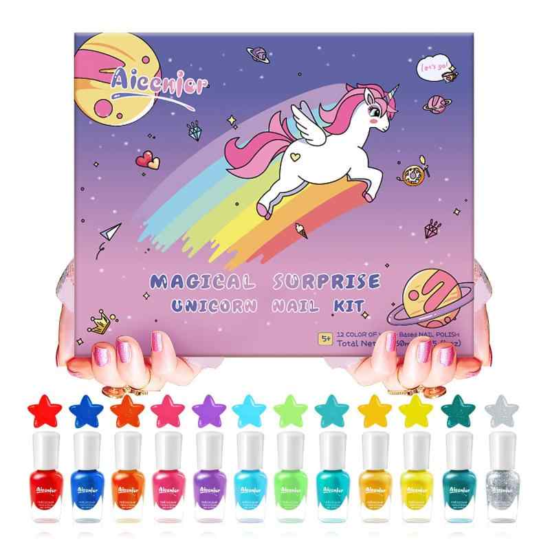 子供用マニキュアセット12色はがせる無毒マニキュアプ