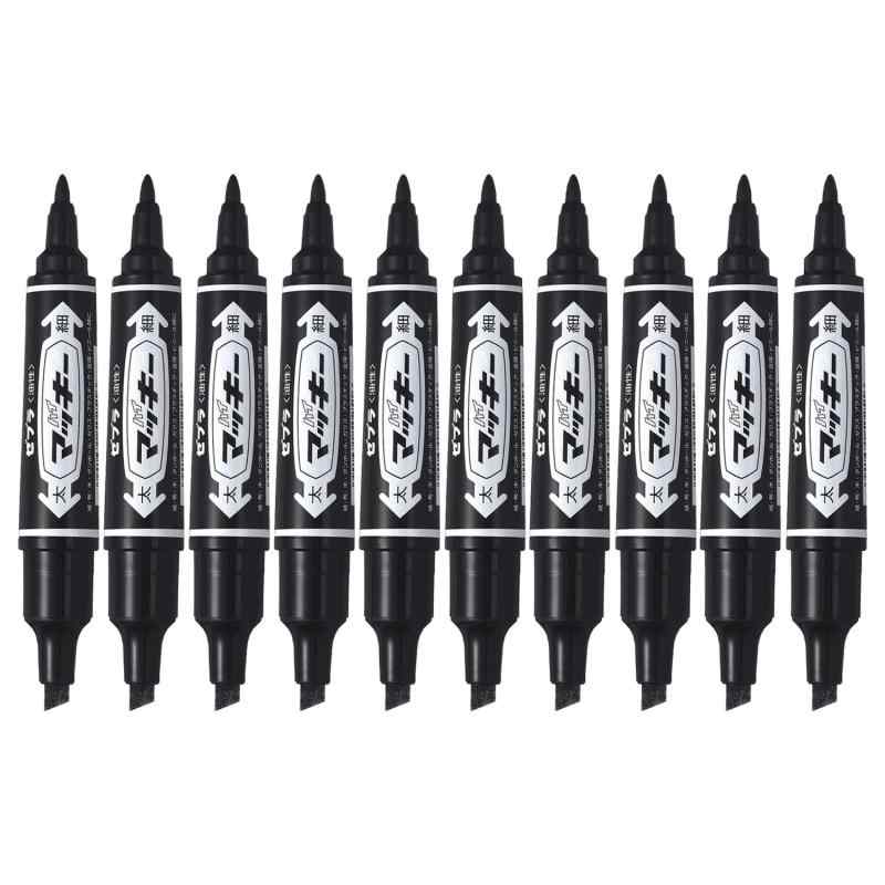 ゼブラ(ZEBRA) 油性ペン ハイマッキー 黒 10本 B-MO-150-MC-BK