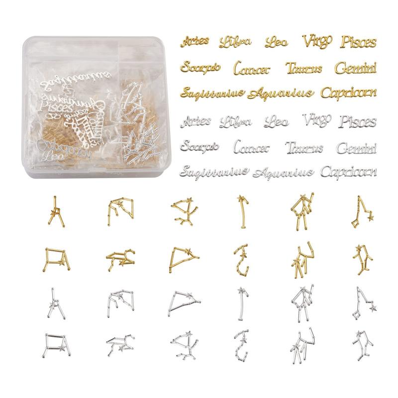 乐天商城 - Beadthoven メタルパーツ レジン封入用 ネイルデコ用 合金カボション ミックススタイル レジンクラフトパーツ ネイルアートパーツ ネイルパーツ デコ材料 アクセサリー パーツ ジュエリー製