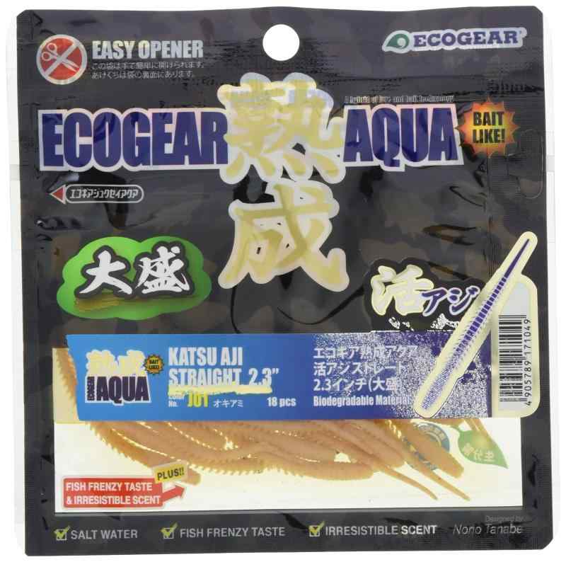 Rakuten - エコギア(Ecogear) 熟成アクア 活アジストレート 2.3"(大盛) J01 オキアミ