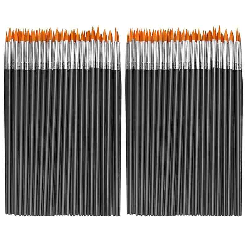 乐天商城 - YFFSFDC 極細 面相筆 勾線筆 100本セット 塗装 ペイントブラシ プラモデル DIY モデリング 水彩筆