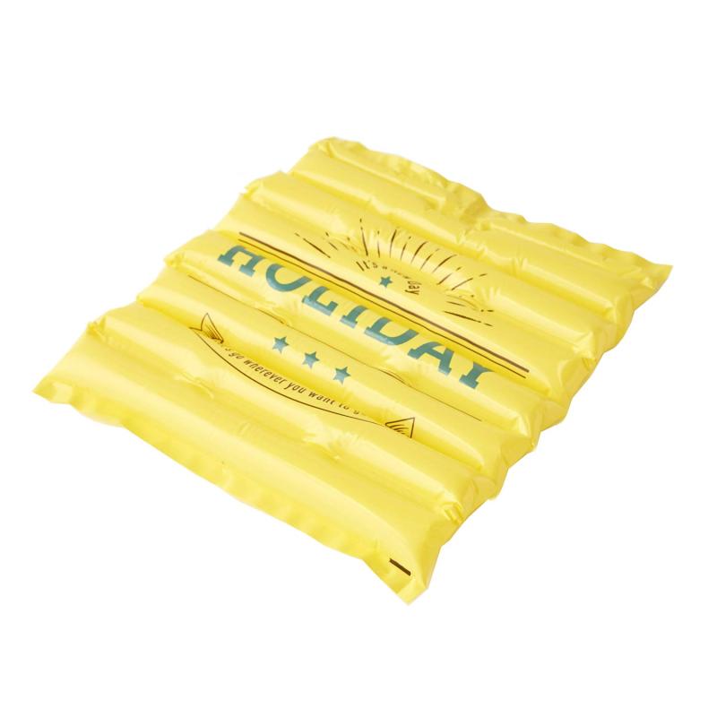 Rakuten - 和弘プラスチック工業 エアクッション ザブポン スタイル ビンテージ柄 日本製 イエロー 約39×42×4cm