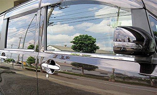 BRIGHTZ タントエグゼ L455系 L455S L465S 超鏡面メッキウィンドウモール 4PC 【 WIN-SIL-077 】 10361