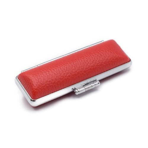 夢翔菱 赤 鶴亀 印鑑ケース 18mmまでの印鑑が入るケース はんこケース 印鑑入れ