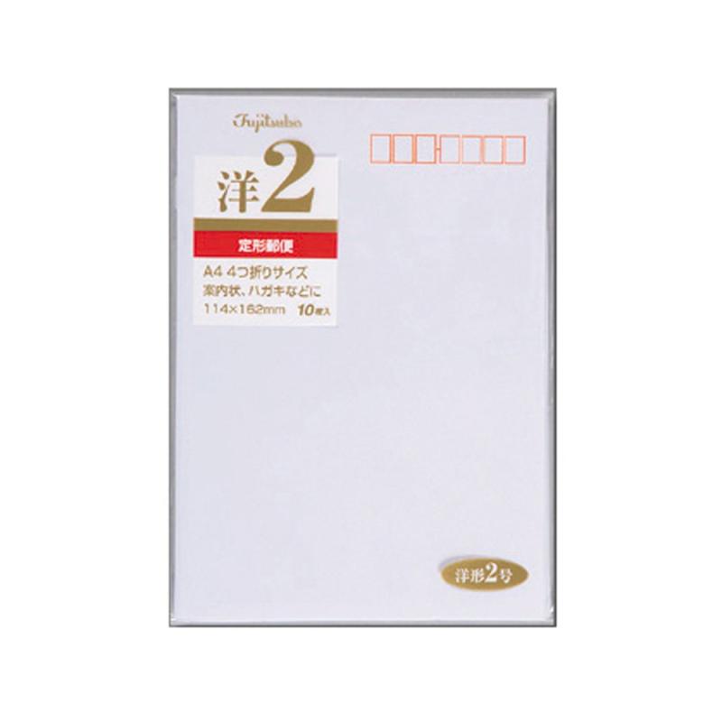 マルアイ 洋形封筒 2号 10枚入×10パック ヨ-12×10P parent