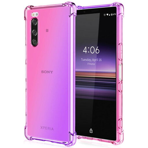 Xperia 5 ケース クリア 耐衝撃 ケース クリア 透明 グラデーション色 スマホケース TPUバンパー カバー 薄型 Qi充電対応 擦り傷防止 軽量 PC TPU ストラップホール付き グラデーション エクスペ Xperia 5 ケース クリア 耐衝撃 ケース クリア 透明 グラデーション色 スマホケース TPUバンパー カバー 薄型 Qi充電対応 擦り傷防止 軽量 PC TPU ストラップホール付き グラデーション エクスペ