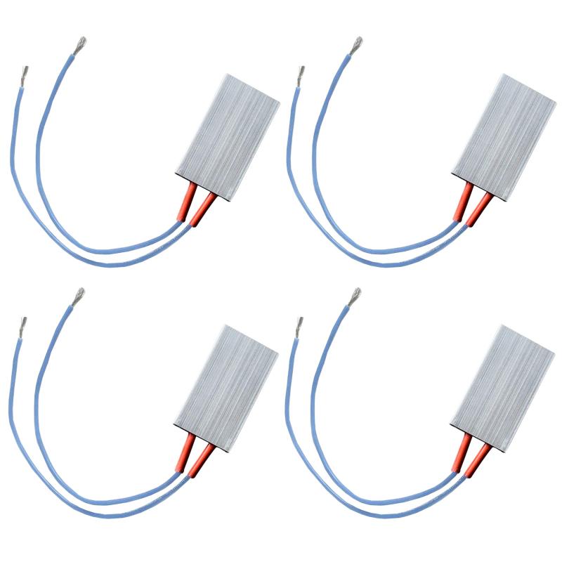HAMILO PTCヒータープレート 小型電気ヒーター 12V 4点セット