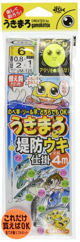 Rakuten - がまかつ(Gamakatsu) うきまろ堤防ウキ釣リ仕掛 UM120