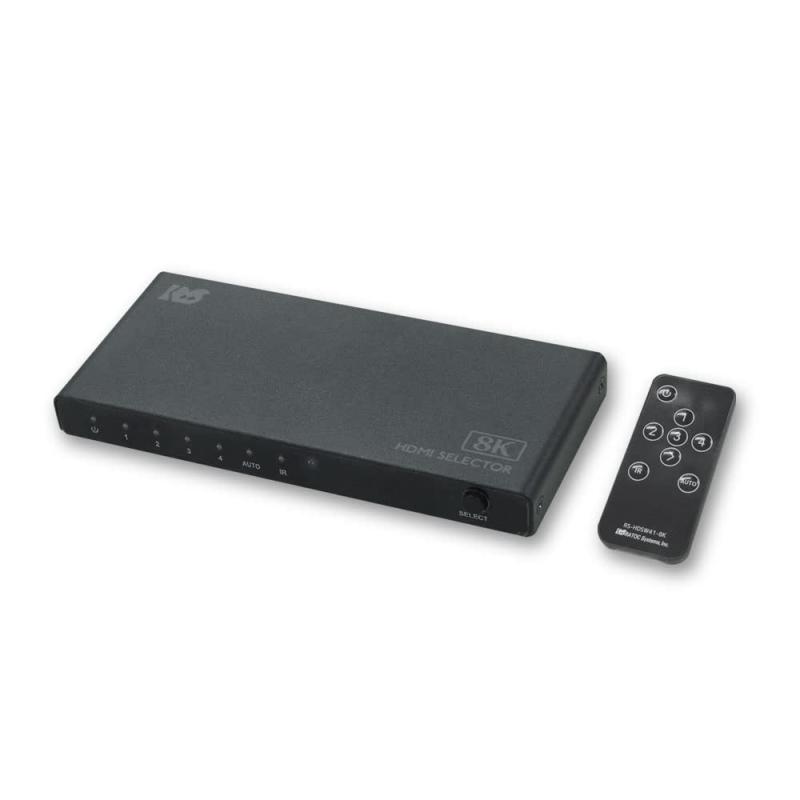 乐天商城 - ラトックシステム 8K60Hz/4K120Hz対応 4入力1出力 HDMI切替器 RS-HDSW41-8KA