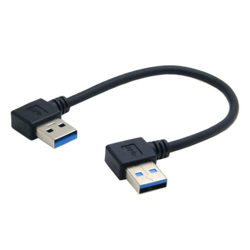 Chenyang USB3.0タイプAオス90度左角度から直角延長ケーブルストレート接続 Chenyang USB3.0タイプAオス90度左角度から直角延長ケーブルストレート接続