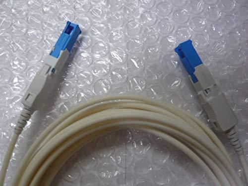 Asfactory 光回線 ONU用 光ファイバー ケーブル コード NTT 光 フレッツ ドコモ ソフトバンク au NUROなど 対応 (3m) 2