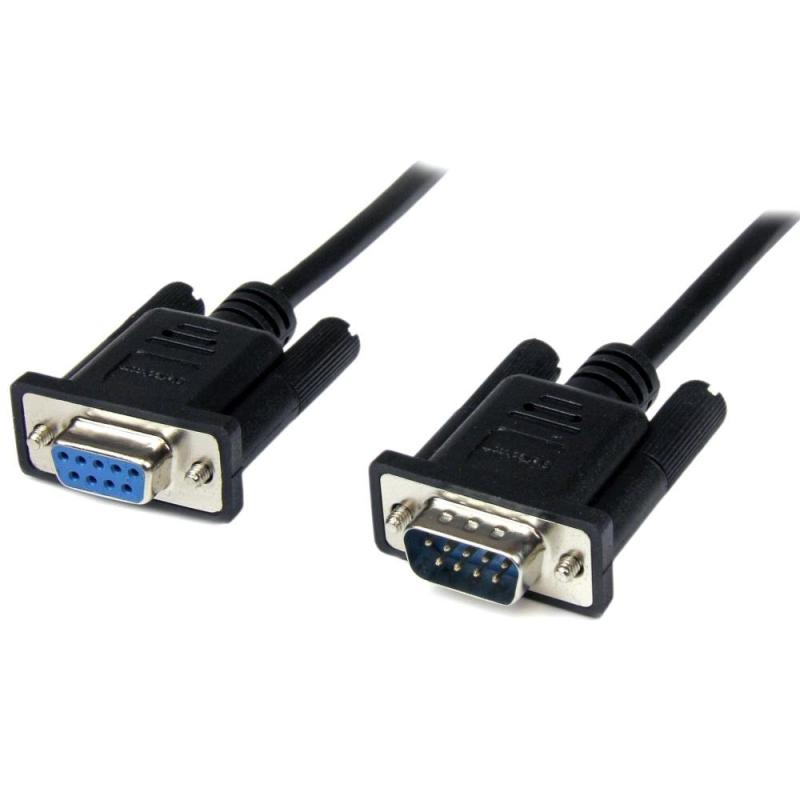 Rakuten - StarTech.com RS232Cシリアルクロスケーブル 2m D-Sub 9ピン オス/メス ブラック SCNM9FM2MBK