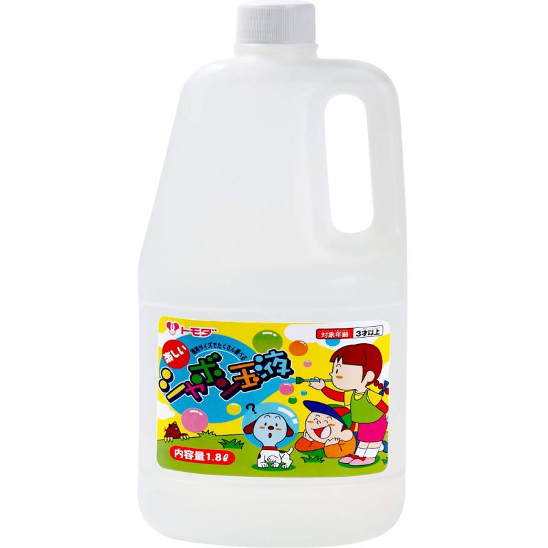 友田商会(Tomoda Shokai)トモダ しゃぼん玉 1800ml 日本製 大容量 シャボン玉液 補充液生産国:日本成分:非イオン系界面活性剤、水容量:1800mlSTマーク表示商品<b>対象年齢 :</b>3才以上