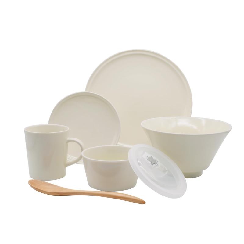 Rakuten - Aito製作所 シエル セット aito製作所 美濃焼 「 シエル 」 食器 セット 一人暮らし 6点 セット グレー 食洗機 電子レンジ対応 日本製 567-507
