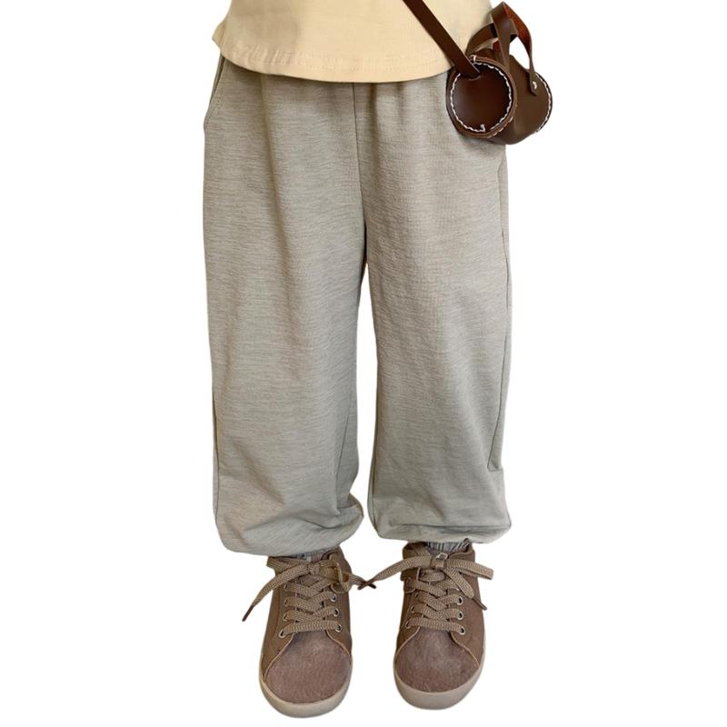 [Kayiyasu] ロングパンツ キッズ ズボン 男の子 女の子 夏 パンツ 通気 涼しい 夏虫刺され予防 100-150 通園 通学