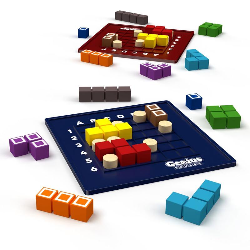 乐天商城 - カワダ(Kawada) ジーニアス スクエア（リニューアル) 6才以上 ボードゲーム 脳トレ KBG-19