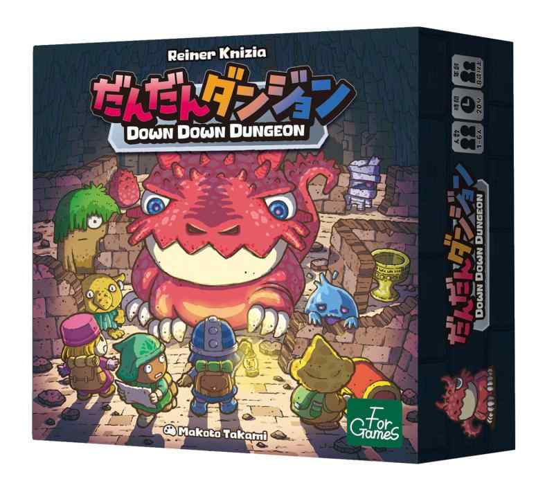 樂天商城 - フォーゲームズ(ForGames) だんだんダンジョン (1-6人用 20分 8才以上向け) ボードゲーム