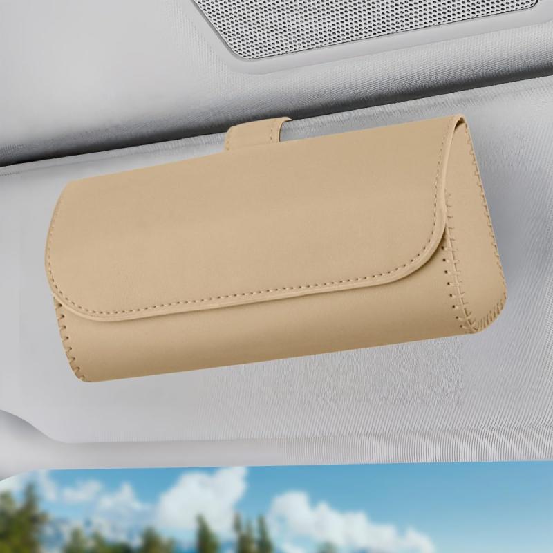 乐天商城 - RAKSONIC 車用メガネケース 車用メガネクリップ 車眼鏡ホルダー 車 サングラスホルダー 眼鏡入れ 車用 バイザーポケット 車載収納用 眼鏡 小物収納 取り付け簡単