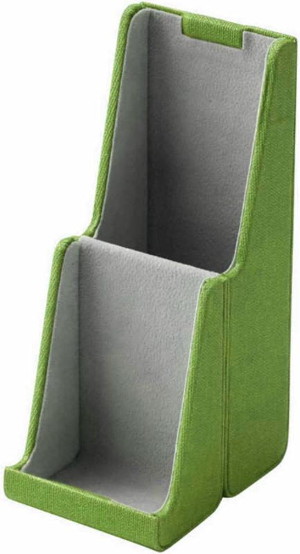 乐天商城 - メガネケース 縦型 自立 スマホスタンド 2台 置き 卓上 メガネスタンド ペンスタンド ペンケース 便利 おしゃれ マルチ コンパクト スリム ハードケース ブラック 5915-01