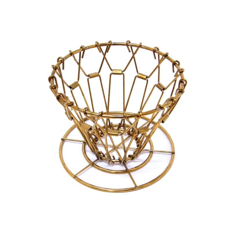 乐天商城 - ブラスコラプシブル コーヒードリッパー キッカーランド Brass Collapsible Coffee Dripper kikkerland
